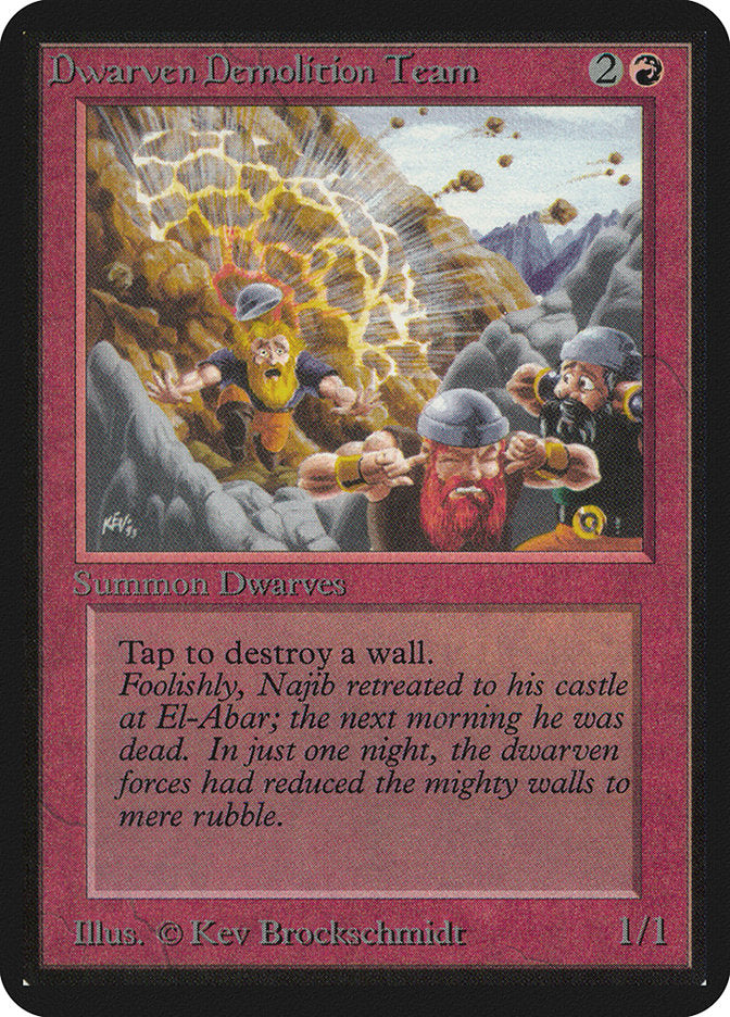 Dwarven Demolition Team [Alpha Edition] | L.A. Mood Comics and Games
