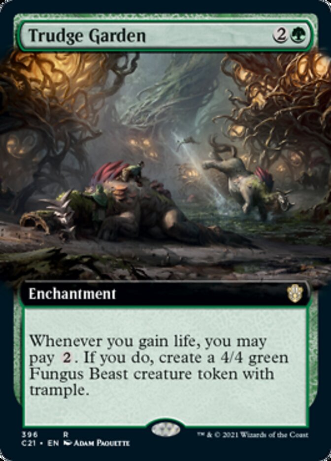 Trudge Garden (Extended Art) [Commander 2021] | L.A. Mood Comics and Games