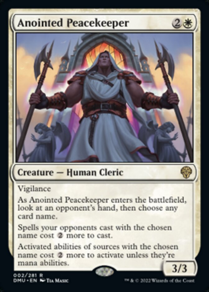 Anointed Peacekeeper [Dominaria United] | L.A. Mood Comics and Games