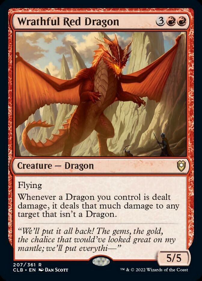 Wrathful Red Dragon [Commander Legends: Battle for Baldur's Gate] | L.A. Mood Comics and Games