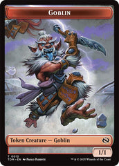 Dog // Goblin Double-Sided Token [Tarkir: Dragonstorm Commander Tokens] | L.A. Mood Comics and Games