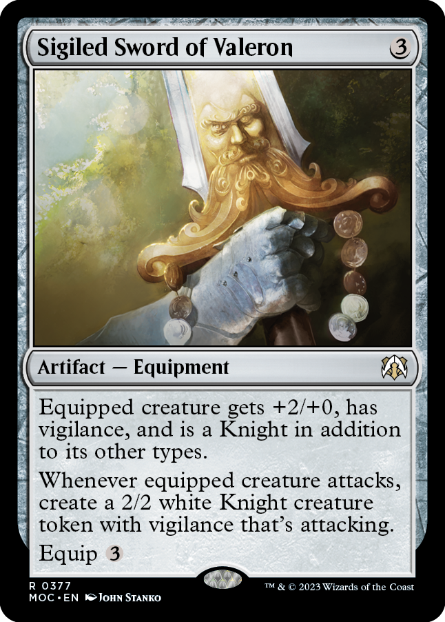 Sigiled Sword of Valeron [March of the Machine Commander] | L.A. Mood Comics and Games