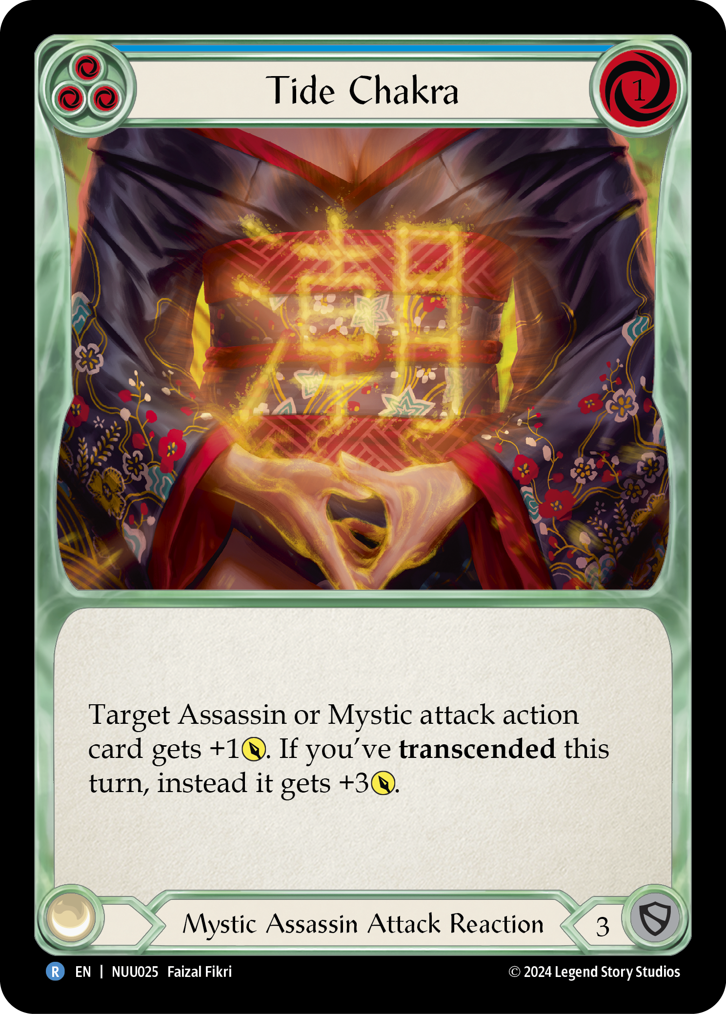 Tide Chakra [NUU025] (Part the Mistveil Nuu Blitz Deck) | L.A. Mood Comics and Games