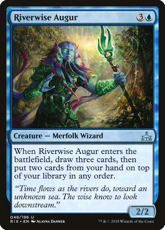 Riverwise Augur [Rivals of Ixalan] | L.A. Mood Comics and Games