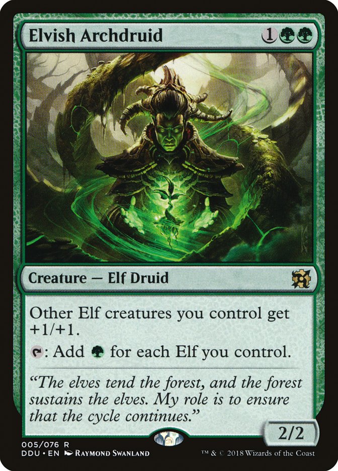 Elvish Archdruid [Duel Decks: Elves vs. Inventors] | L.A. Mood Comics and Games