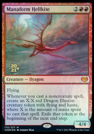Manaform Hellkite [Innistrad: Crimson Vow Prerelease Promos] | L.A. Mood Comics and Games