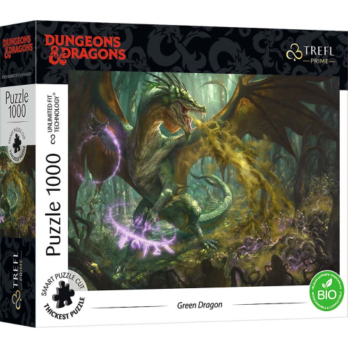 Puzzle 1000pc Dungeons & Dragons - Hunt for the Green Dragon | L.A. Mood Comics and Games