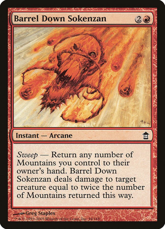 Barrel Down Sokenzan [Saviors of Kamigawa] | L.A. Mood Comics and Games