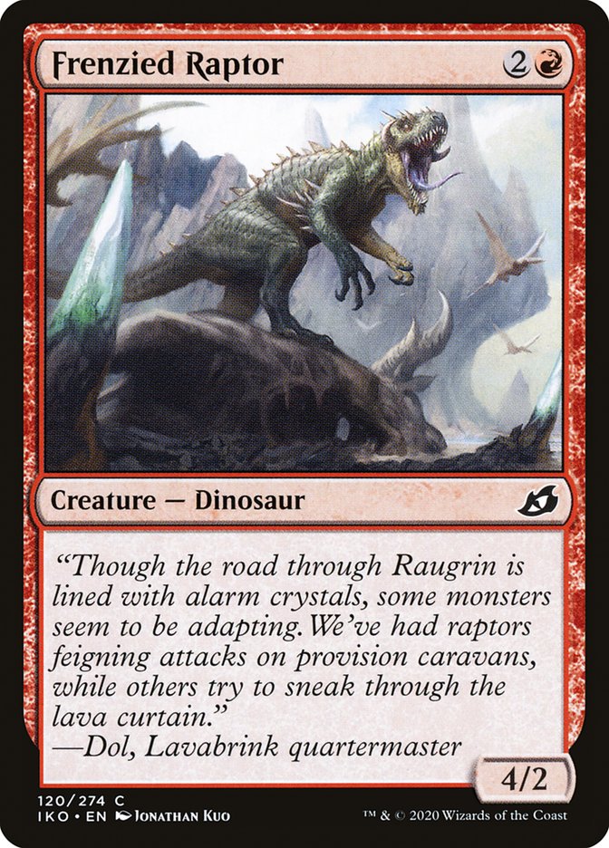 Frenzied Raptor [Ikoria: Lair of Behemoths] | L.A. Mood Comics and Games