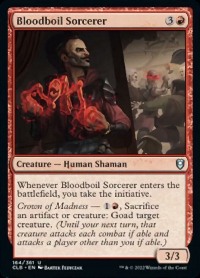 Bloodboil Sorcerer [Commander Legends: Battle for Baldur's Gate] | L.A. Mood Comics and Games