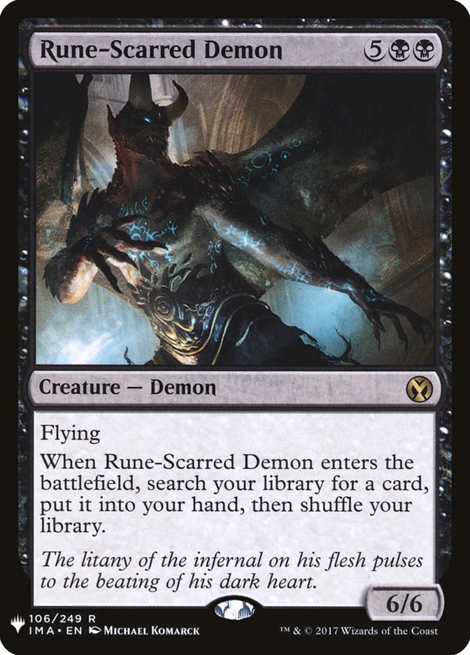 Rune-Scarred Demon [Mystery Booster] | L.A. Mood Comics and Games