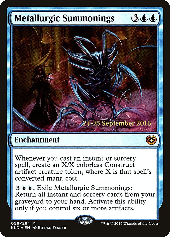 Metallurgic Summonings [Kaladesh Prerelease Promos] | L.A. Mood Comics and Games