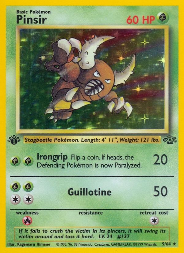 Pinsir (9/64) [Jungle 1st Edition] | L.A. Mood Comics and Games