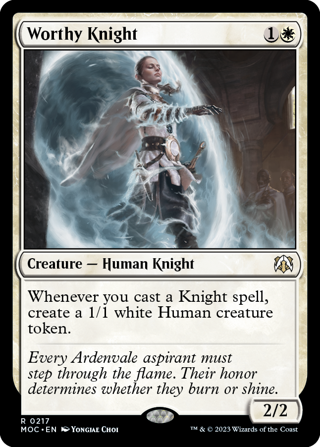 Worthy Knight [March of the Machine Commander] | L.A. Mood Comics and Games