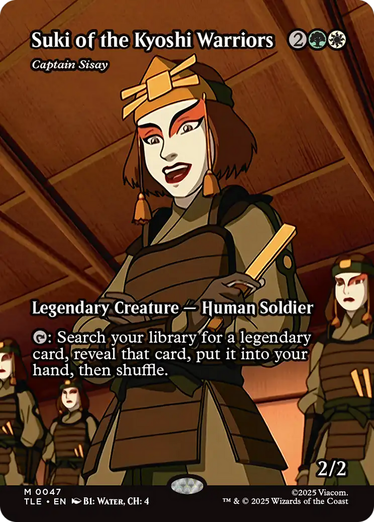 Suki of the Kyoshi Warriors - Captain Sisay (Borderless) [Avatar: The Last Airbender: Eternal-Legal] | L.A. Mood Comics and Games