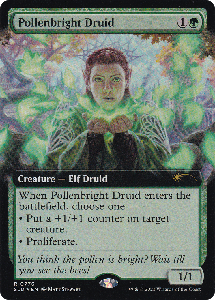 Pollenbright Druid (Extended Art) [Secret Lair Drop Series] | L.A. Mood Comics and Games