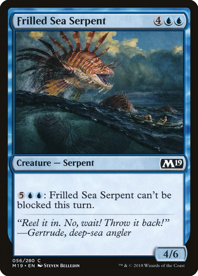 Frilled Sea Serpent [Core Set 2019] | L.A. Mood Comics and Games