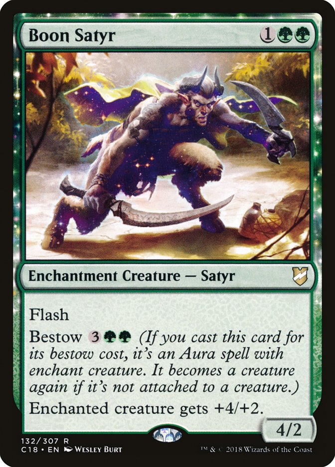 Boon Satyr [Commander 2018] | L.A. Mood Comics and Games