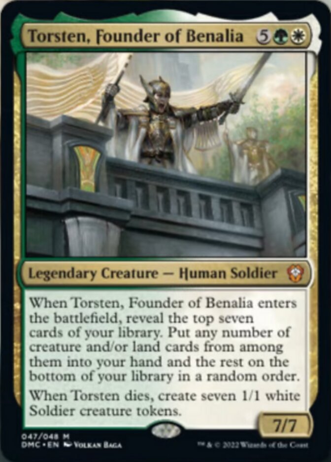 Torsten, Founder of Benalia [Dominaria United Commander] | L.A. Mood Comics and Games