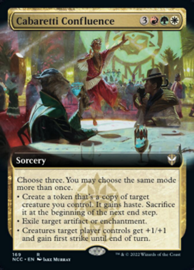 Cabaretti Confluence (Extended Art) [Streets of New Capenna Commander] | L.A. Mood Comics and Games