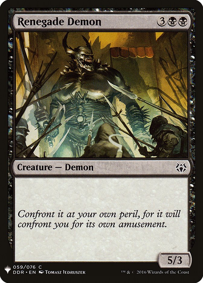 Renegade Demon [Mystery Booster] | L.A. Mood Comics and Games