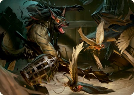 Wing Shredder Art Card [Innistrad: Midnight Hunt Art Series] | L.A. Mood Comics and Games