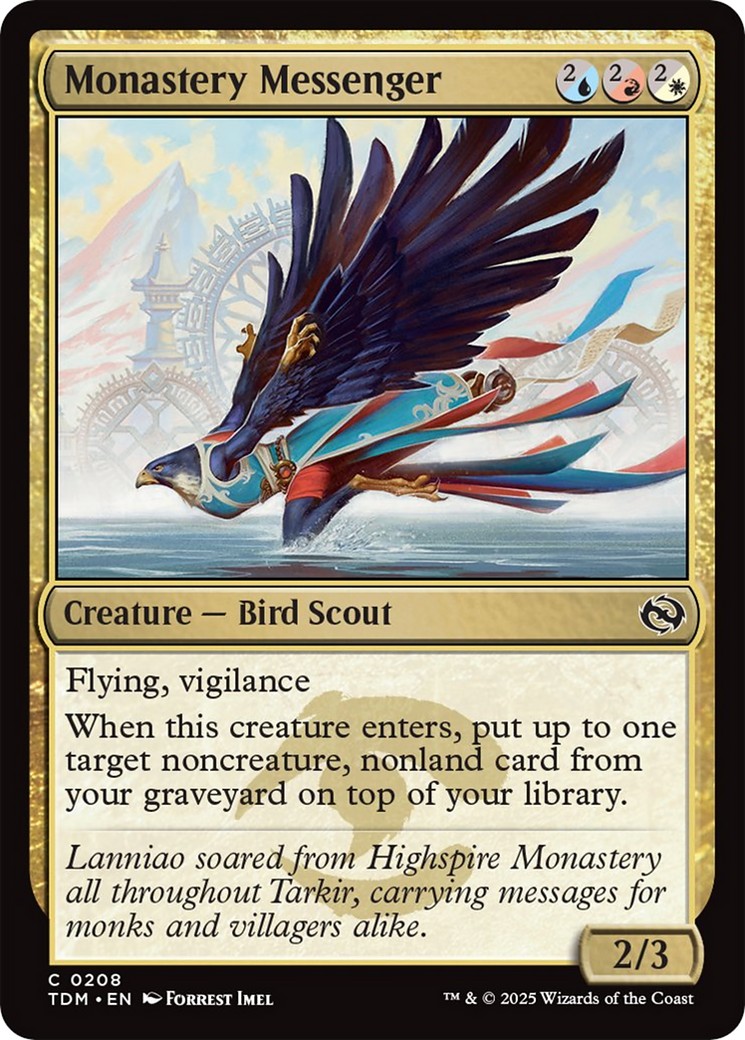 Monastery Messenger [Tarkir: Dragonstorm] | L.A. Mood Comics and Games