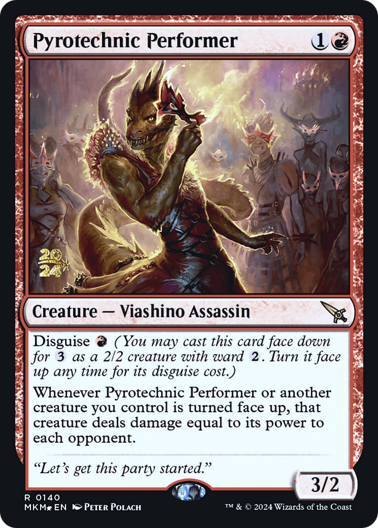 Pyrotechnic Performer [Murders at Karlov Manor Prerelease Promos] | L.A. Mood Comics and Games