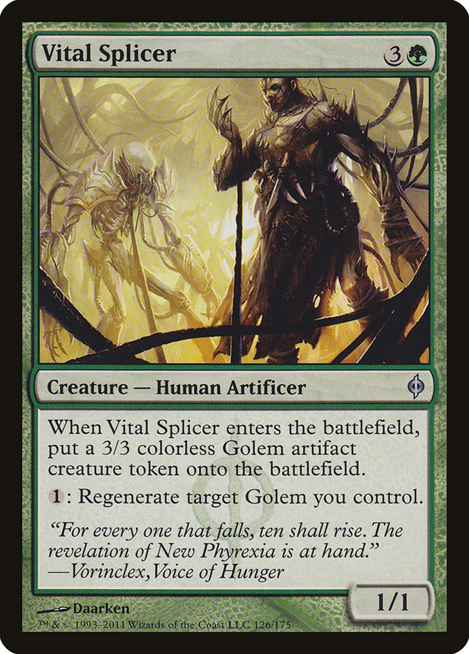 Vital Splicer [New Phyrexia] | L.A. Mood Comics and Games