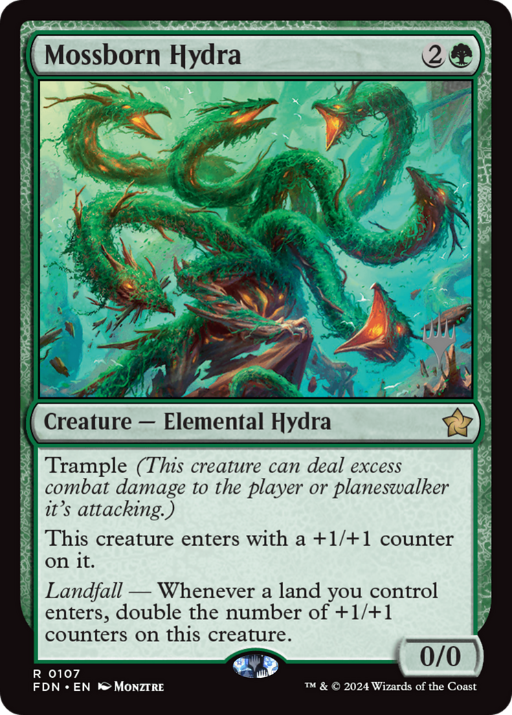 Mossborn Hydra [Lorwyn Eclipsed Promos] | L.A. Mood Comics and Games