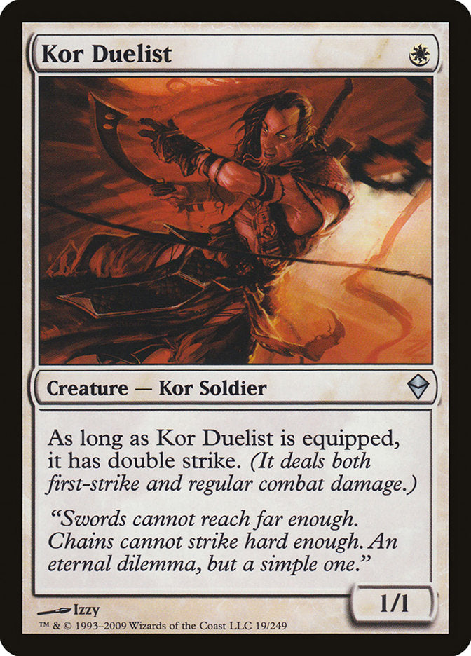 Kor Duelist [Zendikar] | L.A. Mood Comics and Games
