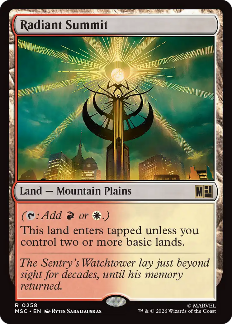 Radiant Summit [Marvel Super Heroes Commander] | L.A. Mood Comics and Games