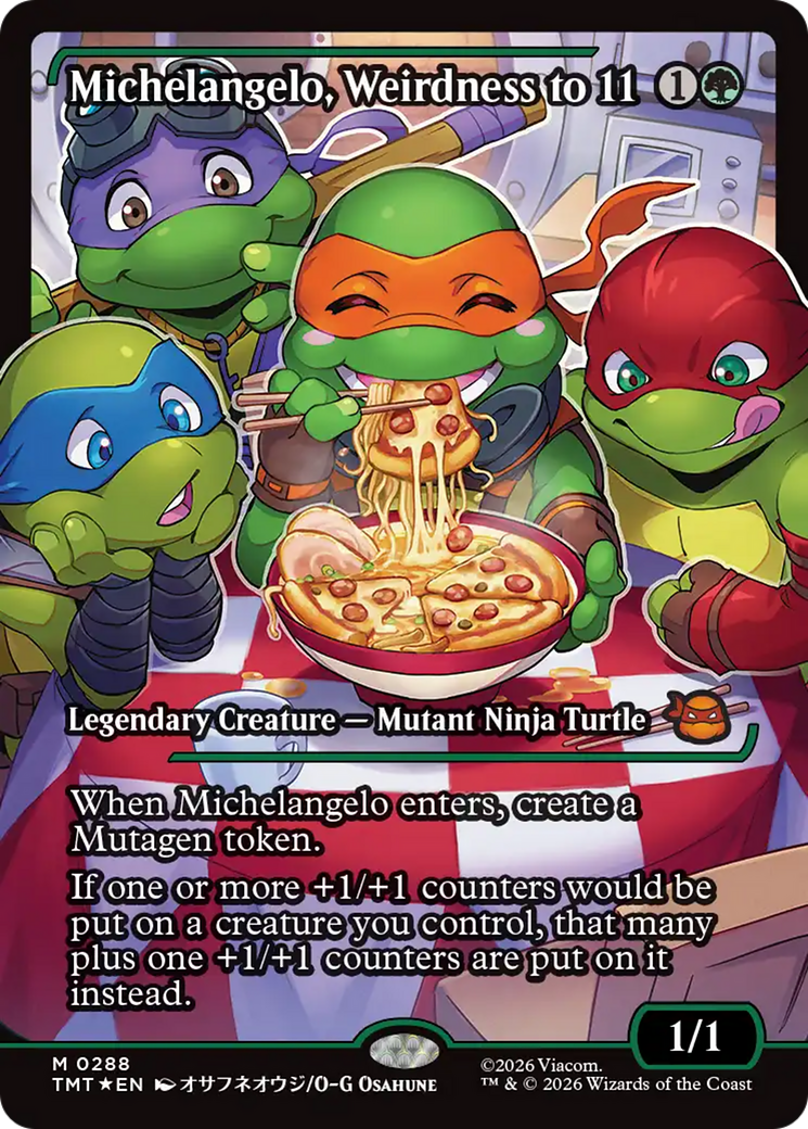 Michelangelo, Weirdness to 11 (Showcase) [Teenage Mutant Ninja Turtles] | L.A. Mood Comics and Games