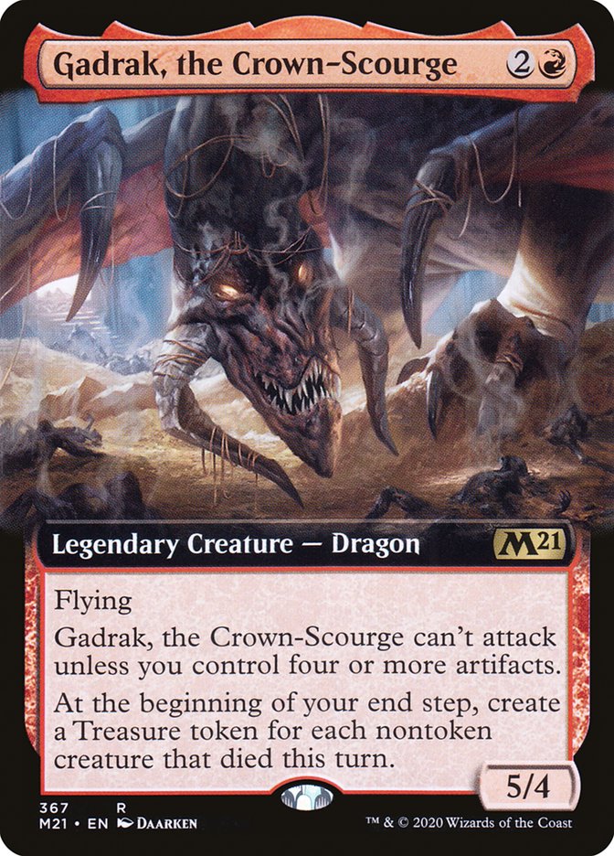 Gadrak, the Crown-Scourge (Extended Art) [Core Set 2021] | L.A. Mood Comics and Games