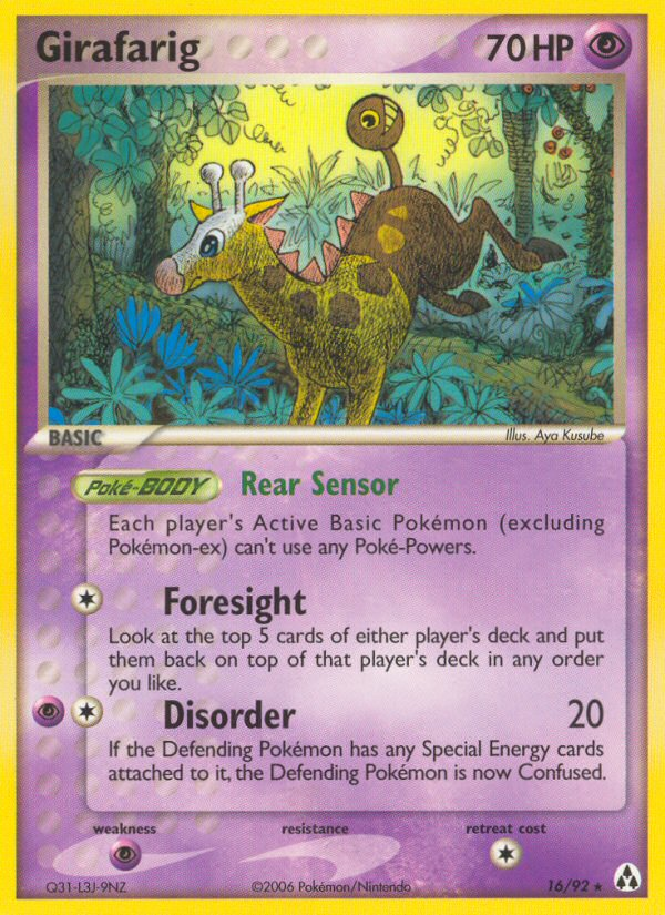 Girafarig (16/92) [EX: Legend Maker] | L.A. Mood Comics and Games
