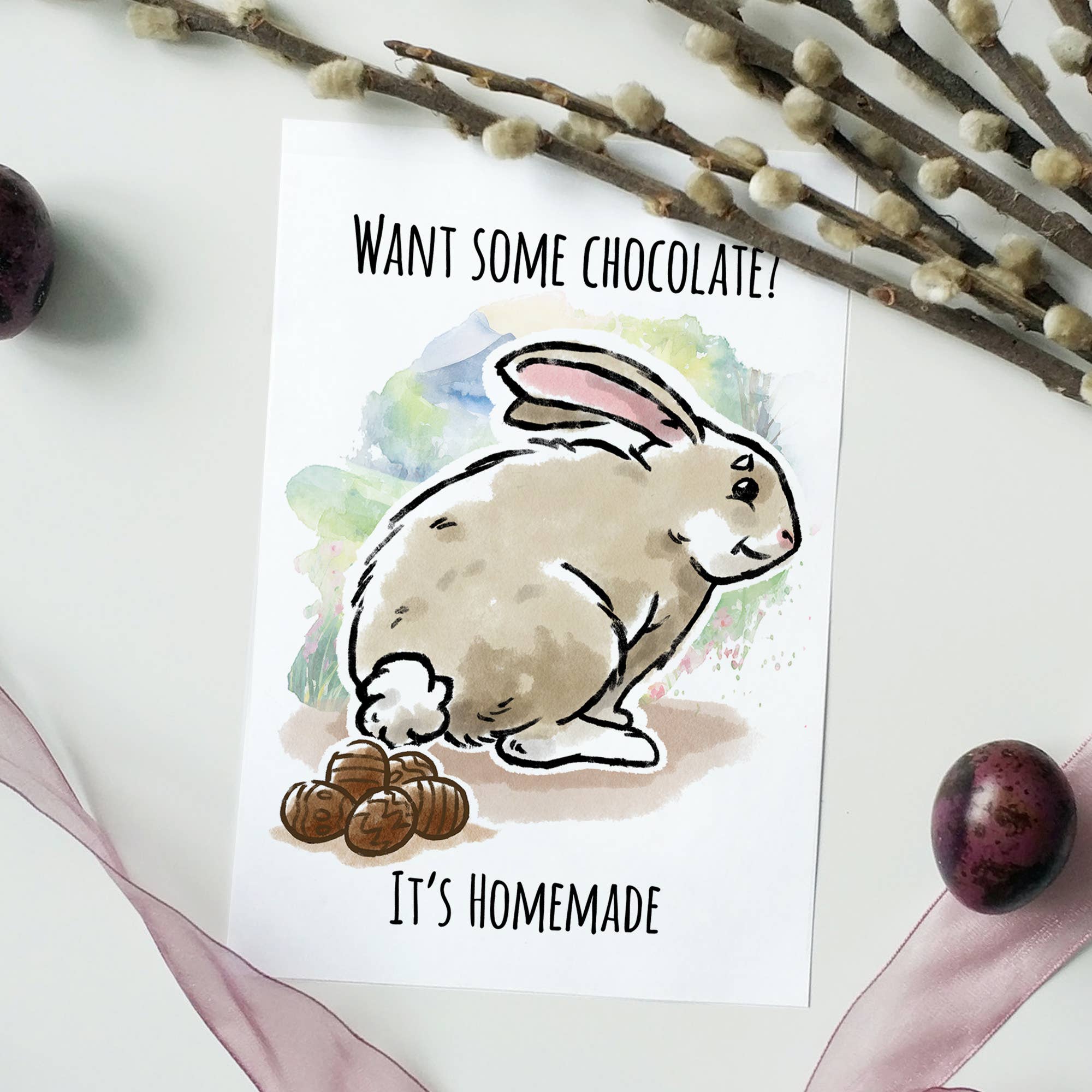 "It's Homemade" Funny Easter Card Happy Easter Card | L.A. Mood Comics and Games