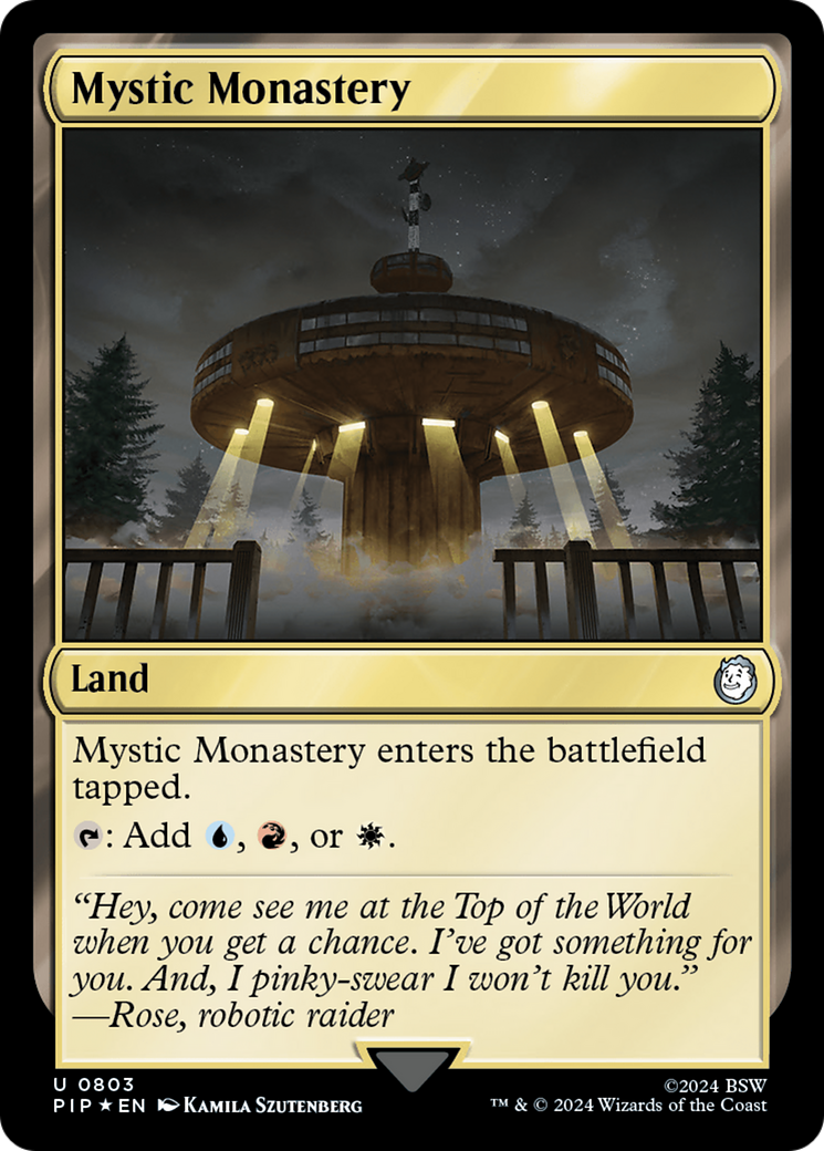 Mystic Monastery (Surge Foil) [Fallout] | L.A. Mood Comics and Games