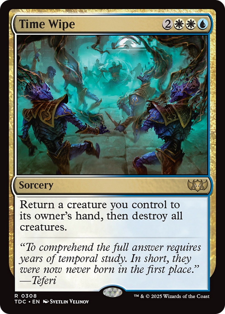 Time Wipe [Tarkir: Dragonstorm Commander] | L.A. Mood Comics and Games