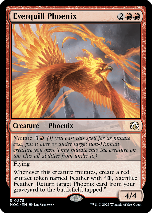 Everquill Phoenix [March of the Machine Commander] | L.A. Mood Comics and Games
