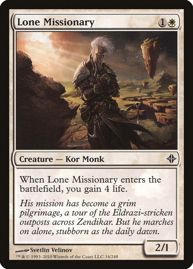 Lone Missionary [Rise of the Eldrazi] | L.A. Mood Comics and Games