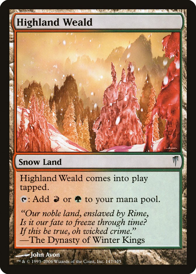 Highland Weald [Coldsnap] | L.A. Mood Comics and Games