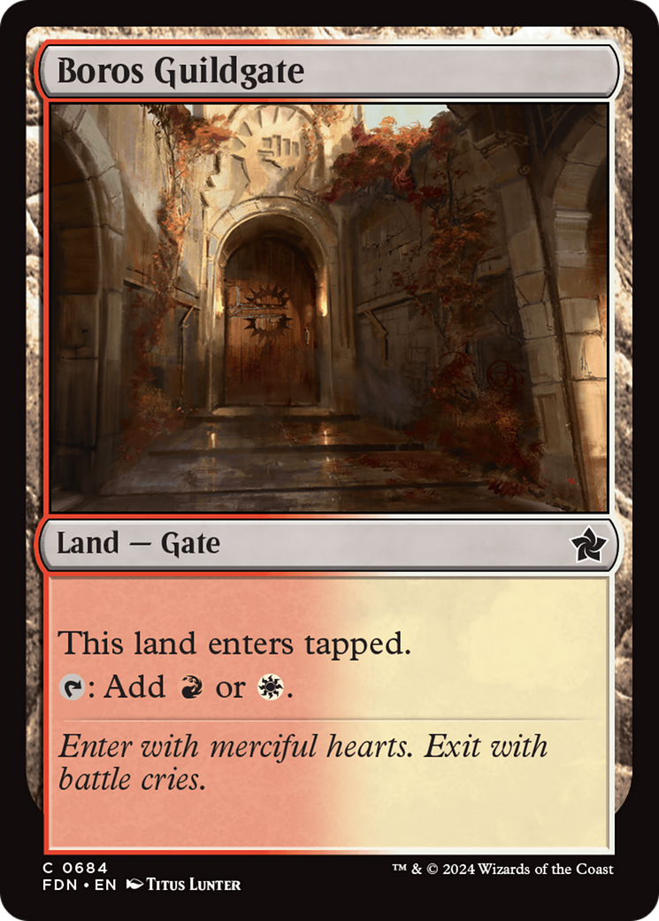 Boros Guildgate [Foundations] | L.A. Mood Comics and Games