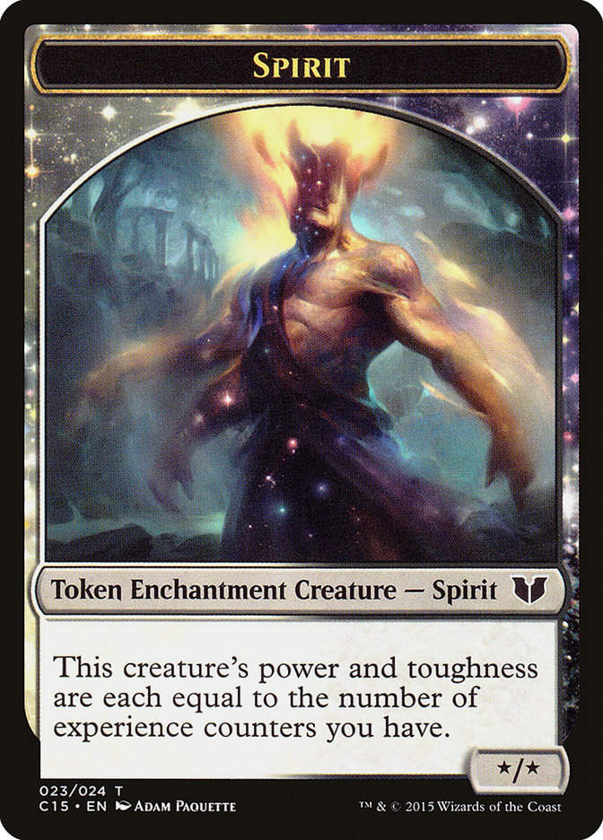 Spirit (023) // Cat Double-Sided Token [Commander 2015 Tokens] | L.A. Mood Comics and Games