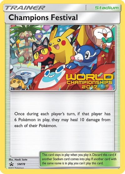 Champions Festival (SM78) (2017) [Sun & Moon: Black Star Promos] | L.A. Mood Comics and Games