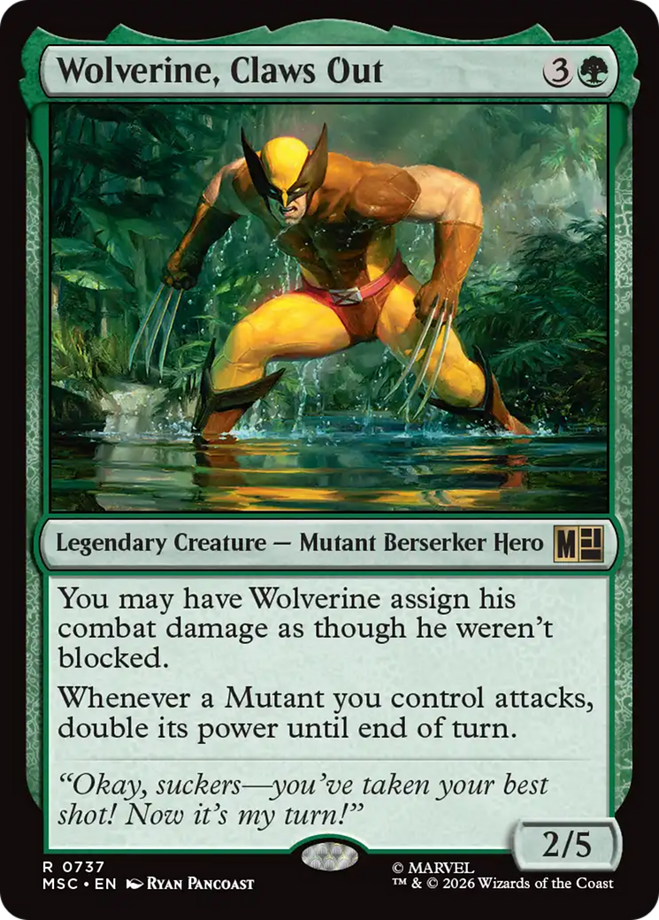 Wolverine, Claws Out [Marvel Super Heroes Commander] | L.A. Mood Comics and Games