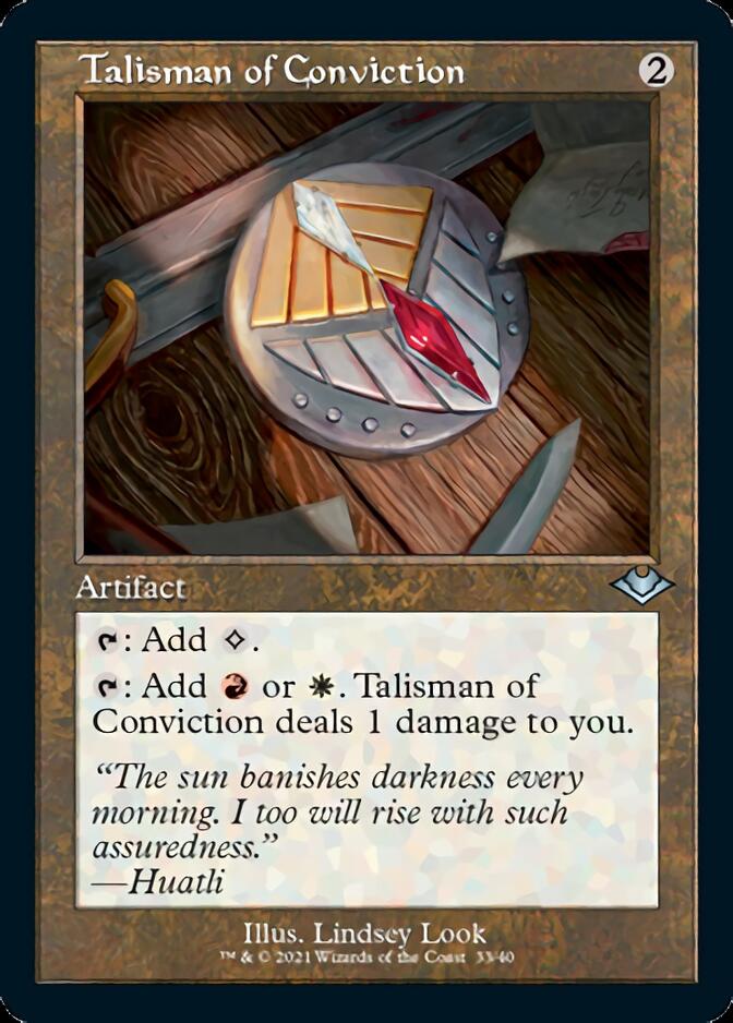 Talisman of Conviction (Retro Foil Etched) [Modern Horizons] | L.A. Mood Comics and Games