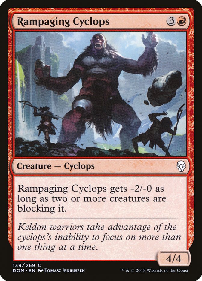 Rampaging Cyclops [Dominaria] | L.A. Mood Comics and Games