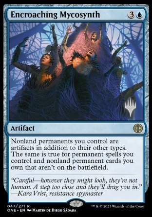 Encroaching Mycosynth (Promo Pack) [Phyrexia: All Will Be One Promos] | L.A. Mood Comics and Games