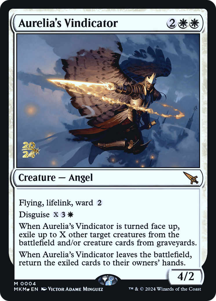 Aurelia's Vindicator [Murders at Karlov Manor Prerelease Promos] | L.A. Mood Comics and Games