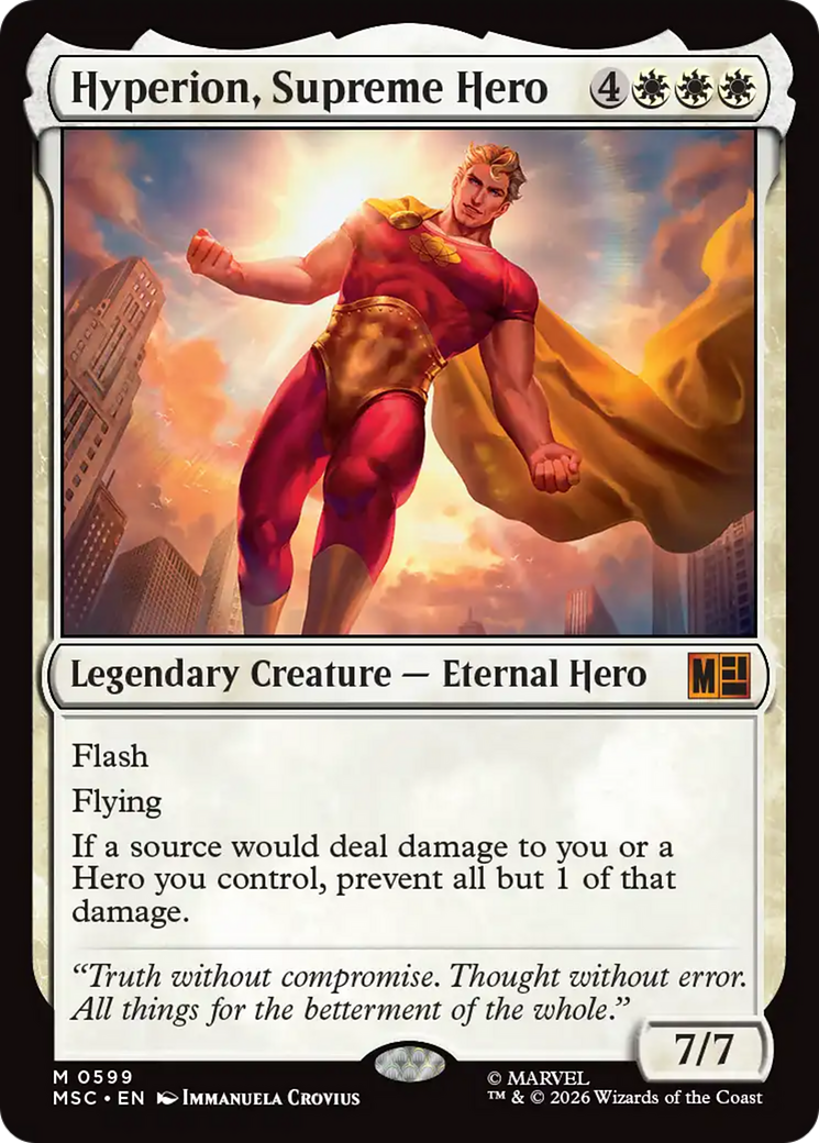 Hyperion, Supreme Hero [Marvel Super Heroes Commander] | L.A. Mood Comics and Games
